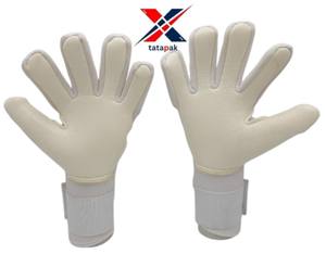 Gants de gardien de but unisexes en cuir de haute qualité, antidérapants, avec sangle de poignet réglable, respirants, imperméables, à doigts complets, pour l'extérieur - Product Image 3