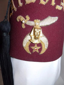 Sombrero Fez Borgoña Vintage de los Shriners con Borla, Alta Calidad, Personalizado, Mejor Venta, Gran Popularidad, Masónicos, Playa, Deportes, Viajes, Casual - Product Image 4