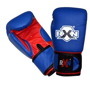 RXN Gants de boxe en cuir rouge pour homme Gants d'entraînement pour les arts martiaux - Product Image 1