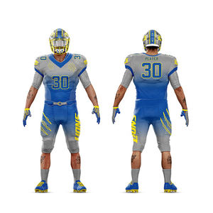 Uniforme de football américain anti-odeur pour le jour de l'entraînement et du match avec coutures robustes et protection UV pour les sessions en plein air - Product Image 1