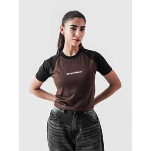 Camiseta Básica Color Moka, Tejido de Punto Informal para Uso Diario - Product Image 2