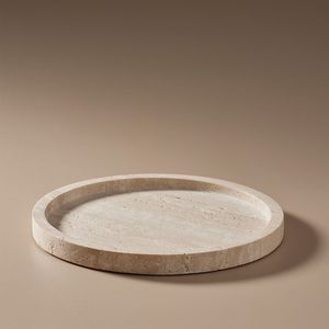 Modern Handcrafted Travertine Cake <b>Riser</b> Platform - Product Image 1