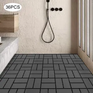 36 piezas 12 ''x 12'' impermeable enclavamiento madera Patio cubierta azulejos al aire libre impermeable 12 ''x 12'' azulejos 36 piezas 12 ''x 12'' azulejos - Product Image 1