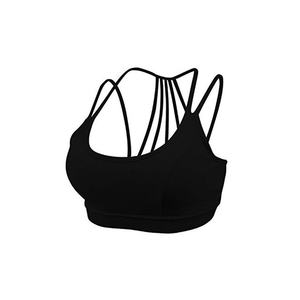 Sujetador acanalado de tiro alto y secado rápido para mujer, conjuntos de Fitness para gimnasio, Algodón ligero y LICRA, espalda cruzada suave, estilos de Yoga, talla XL - Product Image 5