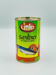 155g certificat Halal Emballage en étain Premium Fruits de mer en conserve Prêt à manger Linkz Sardines à la sauce tomate Poisson en conserve - Product Image 4