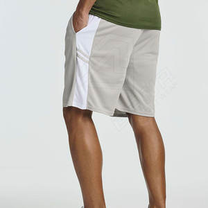 Venta al por mayor de poliéster de alta calidad pantalones cortos de gimnasio para los hombres del Deporte Pantalones cortos de baloncesto pantalones cortos de malla personalizados - Product Image 5