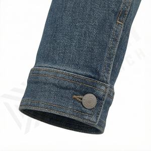 แจ็คเก็ตเดนิมลำลองแบบสั่งทำสำหรับผู้ชาย ไซส์ใหญ่พิเศษ ผ้าฝ้าย 100% ตัวเสื้อมีโลโก้ด้านหน้า ตัวเลือกแบบระบายอากาศได้ดี เหมาะสำหรับฤดูหนาว - Product Image 6