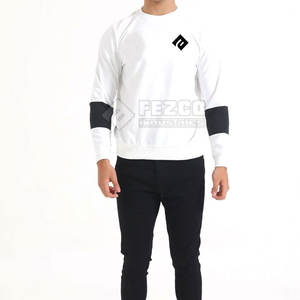 Sudaderas de algodón 100% para hombre de talla grande Diseño de contraste de color para ropa de invierno Ropa - Product Image 4