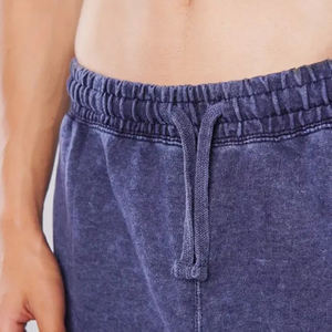 OEM Wholesale <b>Men's</b> Acid Wash Jogger <b>Shorts</b> Custom Casual Workout Fitness Athletic Wear High Street Elastic Waist Eco-Friendly - Product Image 2