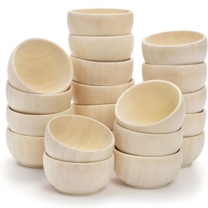 Bol à chocolat en bois d'acacia écologique fait à la main de qualité supérieure, compatible lave-vaisselle, pour le ramadan, l'Aïd et les cadeaux de mariage - Product Image 6