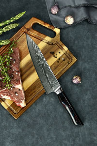 Cuchillo de cocina de acero duradero de fábrica de cubiertos OEM ODM personalizado al por mayor cuchillo de Chef de cocina Premium cuchillo de acero de Damasco japonés - Product Image 5