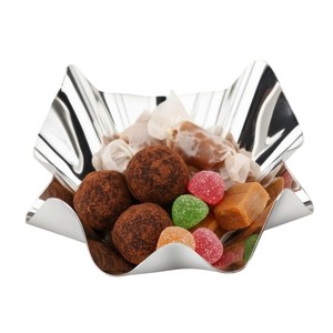 Modern Stainless Steel Chocolate Bowl With Footed Base Elegant Metal <b>Sweets</b> Bowl For Home Decor Luxury Decorative Serving Bowl - Product Image 5