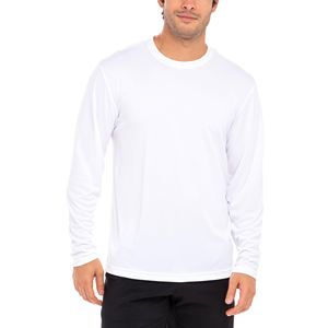 Ventes en gros de hauts de compression athlétiques pour hommes, t-shirt de course à manches longues, t-shirt personnalisé avec logo, haut de sport, fitness, entraînement - Product Image 2