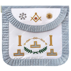 DELANTAL MAESTRO ADORABLE MASÓNICO RITO MODERNO FRANCÉS - Product Image 1