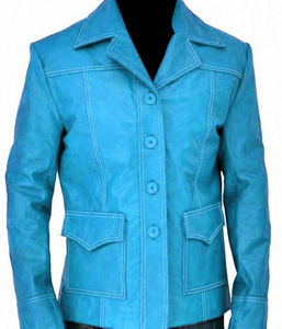 Dernier modèle Veste en cuir élégante de haute qualité pour femmes Veste d'extérieur premium motard décontractée de couleur unie - Product Image 1