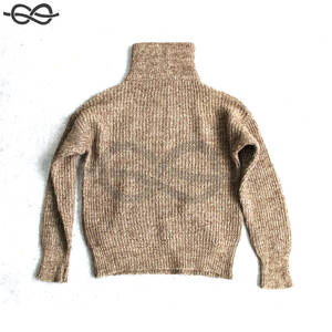 Pull bleu marine minimaliste à fermeture éclair quart personnalisable sweat-shirt mode hiver respirant pour votre marque fabrication OEM - Product Image 4