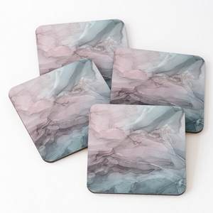 Authentic Acacia Solid <b>Wood</b> Coaster Set with Holder Insulation <b>Mat</b> for Home Trendy Product for <b>Table</b> Decoration - Product Image 1