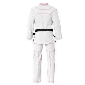 Lightweight Diamond Fabric Taekwondo Uniform for Kids & Adults <b>Free</b> Student Gi Pants & Jacket with Belt Martial Arts Students - Product Image 3