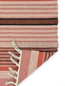 Alfombra de Yoga multicolor Vintage hecha a mano, alfombra de algodón tejida plana moderna para decoración del hogar y pies de meditación, alfombras de ITHL - Product Image 3