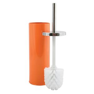 Brosse de toilette en métal et acier inoxydable orange 1505C - Product Image 4