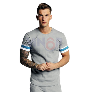 2025-26 Conjunto de pantalones cortos de verano de última moda para hombre Conjunto de chándal corto azul personalizado Precio al por mayor Conjuntos gemelos de moda para hombres - Product Image 5