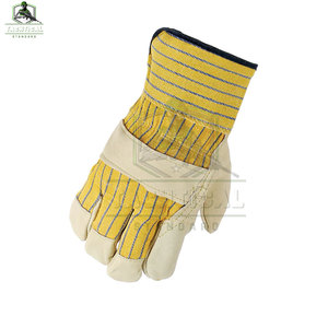 New Design Men's Safety Gloves-Leather High Quality Comfortable & Lightweight Breathable Flexible <b>Silicone</b>-free Customized Logo - Product Image 5