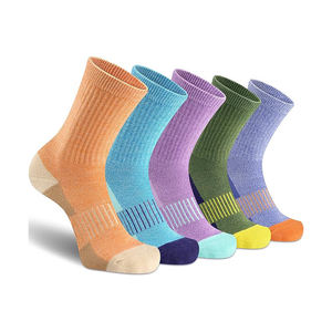 Chaussettes de sport anti-frottement, construction de la couture de l'orteil lisse, mélange de nylon, coton et élasthanne pour une performance athlétique sans ampoules - Product Image 5