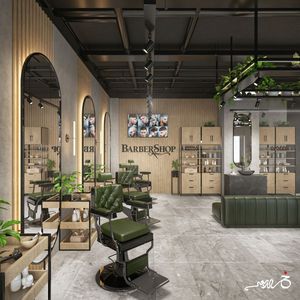 Muebles de Salón de Madera Modernos, Duraderos, Ecológicos y de Alta Gama, Portátiles, para Peluquería, Centro Comercial, Gimnasio, Comedor, Hotel, Uso Personalizado para Hombres - Product Image 2