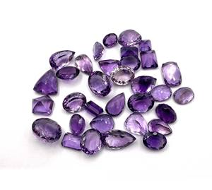Lot de pierres précieuses en améthyste naturelle, forme mixte, taille libre, 10-14*18 MM, 100 CT, améthyste pour la fabrication de bijoux - Product Image 5