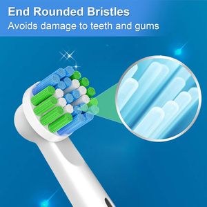 48h Antibacterial Defense Round Replacement <b>Toothbrush</b> <b>Heads</b> Generic for Oral Bs Electric Refills Wholesale OEM Factory - Product Image 4