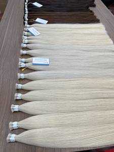 High Quality Bulk Silky <b>Remy</b> <b>Human</b> <b>Hair</b> <b>Extensions</b> Vietnam Raw Material No Tangled No Shedding Bundle - Product Image 6