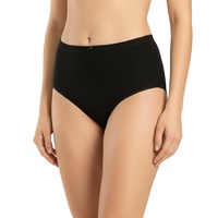 Cómodas bragas hipster de punto de algodón y elastano de talle alto con estampado, logotipo personalizado, transpirables y ecológicas, OEM personalizado