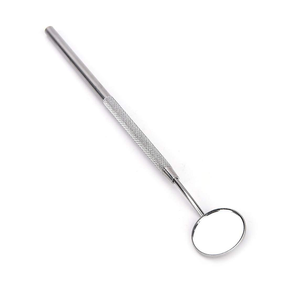 Stainless Steel Dental <b>Mouth</b> Mirror Plain No. 5 Simple Stem CE Certified DM-00220 - Product Image 3