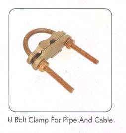 ตัวหนีบเทปทองเหลือง U Bolt ที่เชื่อถือได้สำหรับการเชื่อมต่อกับก้านต่อสายดินและป้องกันฟ้าผ่าผู้ผลิตจำนวนมาก - Product Image 5