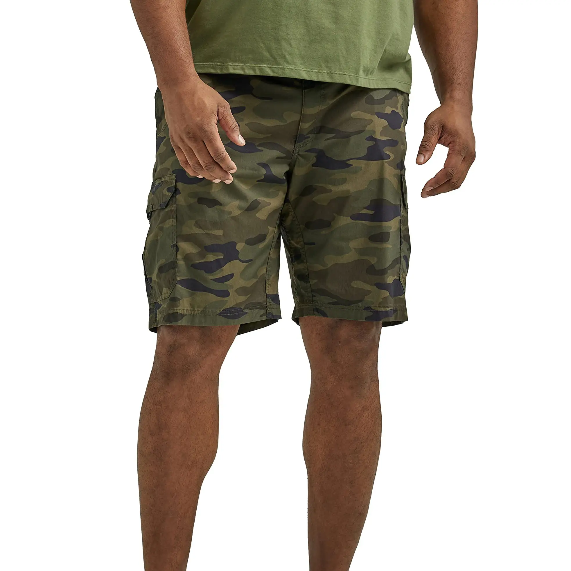 Ready To Ship In Stock Sustainable Street Wear Shorts Camouflage Printed Fabric Men Casual Cargo Shorts Supplier From Pakistan