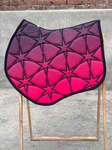 Selle de cheval de qualité supérieure, confortable, multi-couleurs, personnalisable, en satin imprimé, pour le dressage, le saut d'obstacles, les soins équestres, extra douce, rapide - Product Image 4