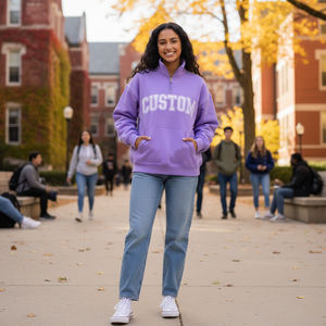 Sudadera de Mujer con Cuello Alto de Punto de Algodón Delta Lambda Phi, Estampada, Ecológica, Suave, Moda Urbana para Invierno y Otoño - Product Image 6