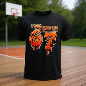 เสื้อยืดลายมีมบาสเก็ตบอล ซิกซ์เซเว่น ดริป สำหรับเด็กอายุ 6 7 ปี เสื้อยืดโปรโมชั่น - Product Image 3