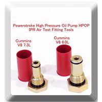 أدوات اختبار ضغط الهواء HPOP IPR لمضخة الزيت عالية الضغط لمحركات باورستروك 6.0 لتر و 7.3 لتر، قطعتان، رقم القطعة. 601871671865