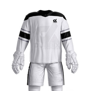 ชุดยูนิฟอร์มฮอกกี้น้ำแข็งแบบมืออาชีพ น้ำหนักเบา แขนยาว รับผลิตตามแบบ (OEM) สำหรับทีมฝึกซ้อม ลายพิมพ์ ขายส่งจากโรงงาน - Product Image 5