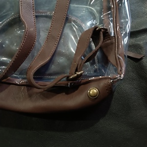 กระเป๋าแมสเซ็นเจอร์สะพายข้างพีวีซีแบบใสมีซิปกระเป๋าสไตล์โบฮีเมียนสไตล์ตะวันตกออกแบบโลโก้ได้ตามที่ต้องการ - Product Image 3