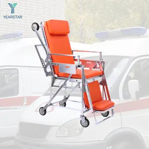 Klappbare Stühle für EMS-Rettung, dient als Krankenhaus-Patiententransport Ambulanz-Bett-Batterie