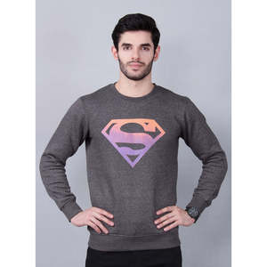 Sweat-shirt Adulte FLYNN pour Superman, Logo Classique, Anti-Plis, Anti-Rétrécissement, Matière Tricotée Unie, Style Hip-Hop pour l'Automne XS-XL - Product Image 1