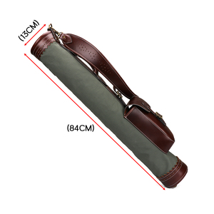 Bolsas de lápices de Golf de cuero de lona de estilo Vintage de nuevo diseño Bolsa dominical de carga de palos de Golf 2017 - Product Image 5