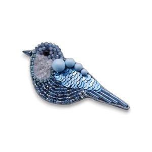 Broche de plumas negras con cristal bordado a mano lingote alambre con cuentas de cobre para fiesta de niños boda compromiso regalo de moda - Product Image 6