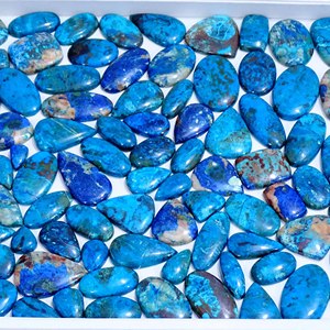 Cuarzo Shattuckite Natural de la Mejor Calidad, Gema Suelta en Cabujón, Formas Mixtas, Tamaños Personalizables de 10-60 mm, Sin Tratar, para Joyería - Product Image 6