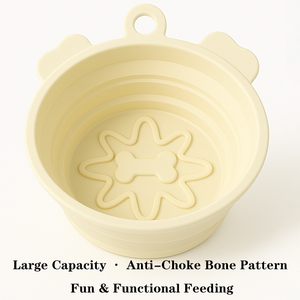 Design pieghevole in <span class=keywords><strong>Silicone</strong></span> per animali domestici ciotola per leccare Yogurt con Base di aspirazione ciotola da viaggio BPA-Free OEM colori personalizzati disponibili - Product Image 2