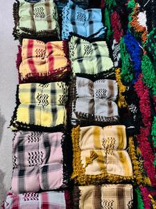 Nuevo Pañuelo Arafat Keffiyeh, Cuadrado, de Algodón, Kuffiyeh, Ghutra, Hatta, Multiusos, Musulmán, Unisex, para Todas las Temporadas - Product Image 6