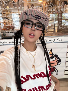 100% coton écologique Boxy T-Shirt pour femmes hommes personnalisé OEM ODM Streetwear pour l'été imprimé brodé O-cou fait - Product Image 3