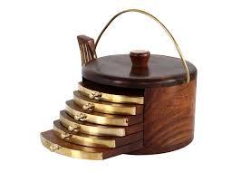 Modern Design Table Accessories Tea <b>and</b> Coffee <b>Coaster</b> <b>and</b> Mats <b>Coasters</b> With <b>Gold</b> Border <b>Placemats</b> <b>Coaster</b> - Product Image 5